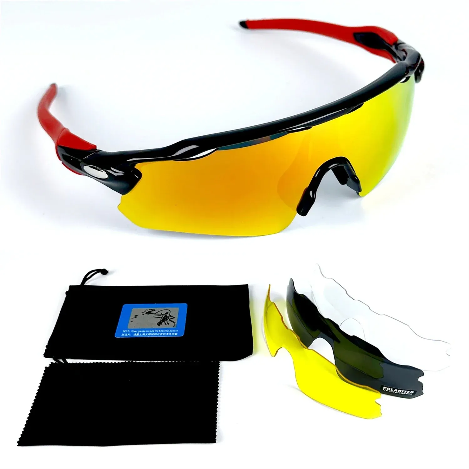 Polarized sunglasses sharp Cycling Glasses  Windproof Eyewear Goggles