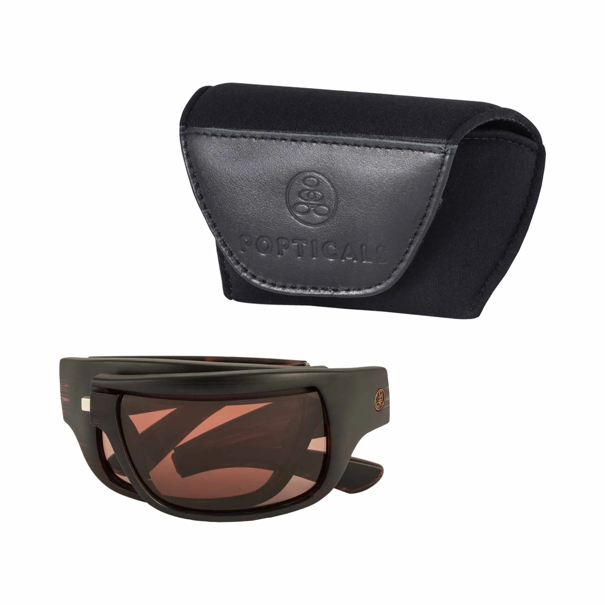 POPH2O | Polarized, Matte Driftwood, Copper Lens