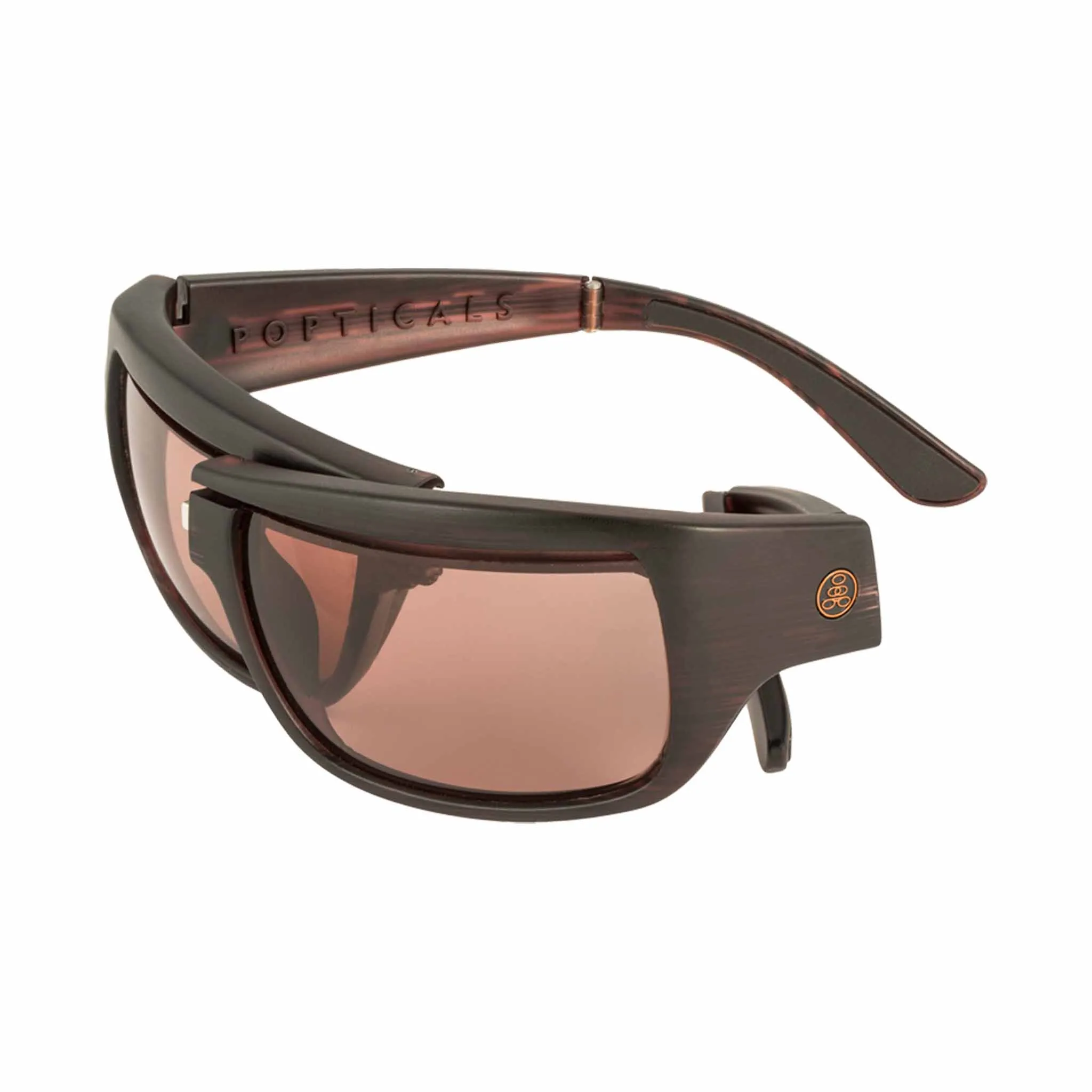 POPH2O | Polarized, Matte Driftwood, Copper Lens