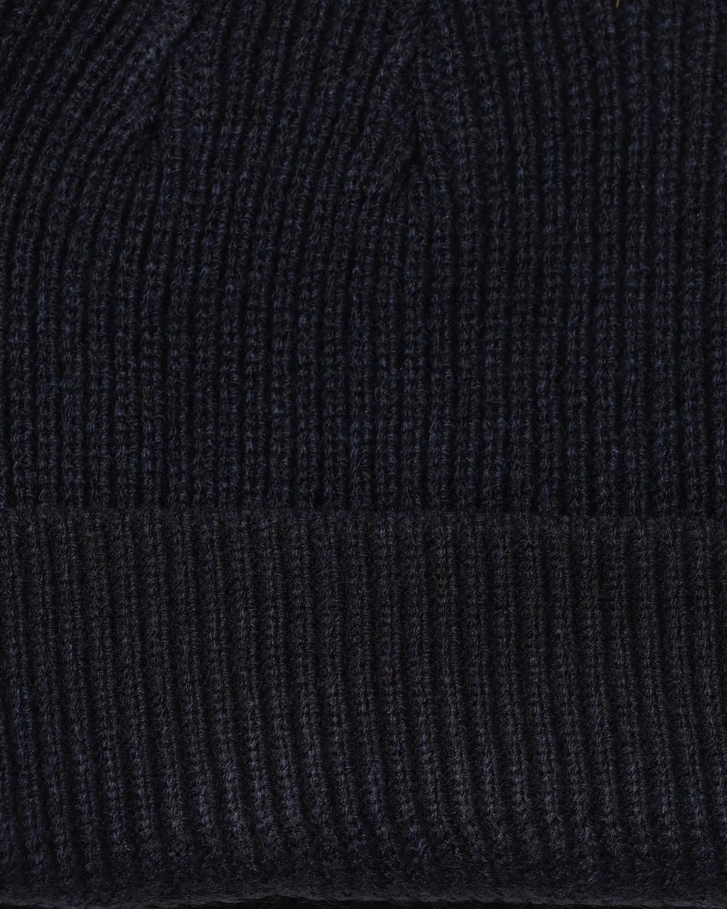 PYRA Alpine Rolled Badge Beanie Navy