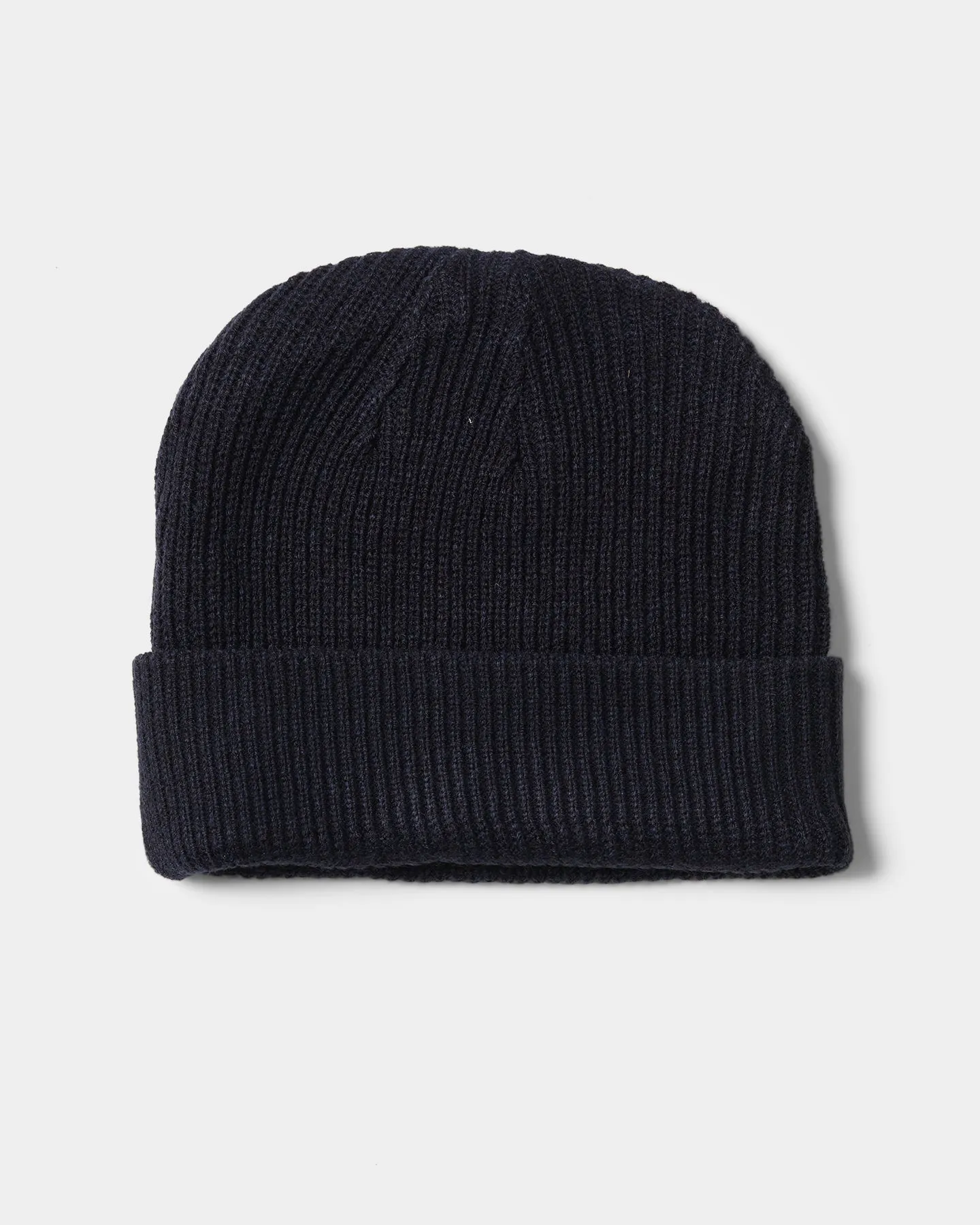 PYRA Alpine Rolled Badge Beanie Navy