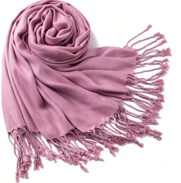 Satin Finish Pashmina  