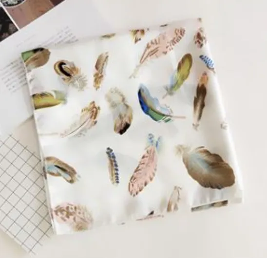 Scarves - Feather Print