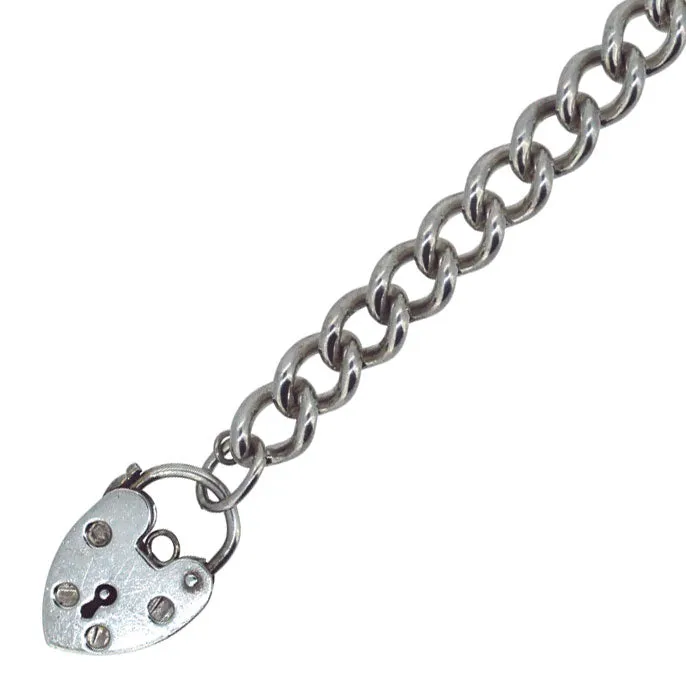 Silver Curb Link Bracelet