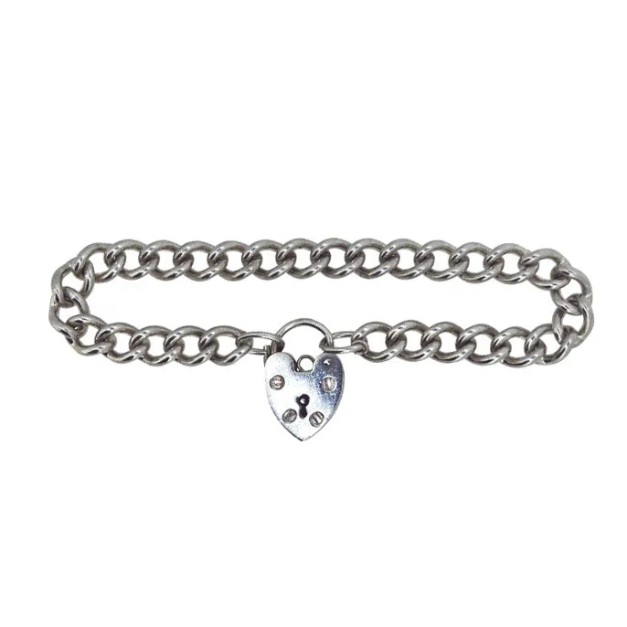 Silver Curb Link Bracelet