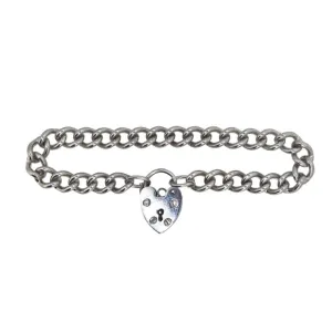 Silver Curb Link Bracelet