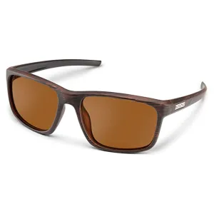 Suncloud Women's Burnished Brown Frame Brown Lens Respek Polarized Sunglasses - 20233709Q59HB