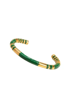 The Nevonna Bangle in Green