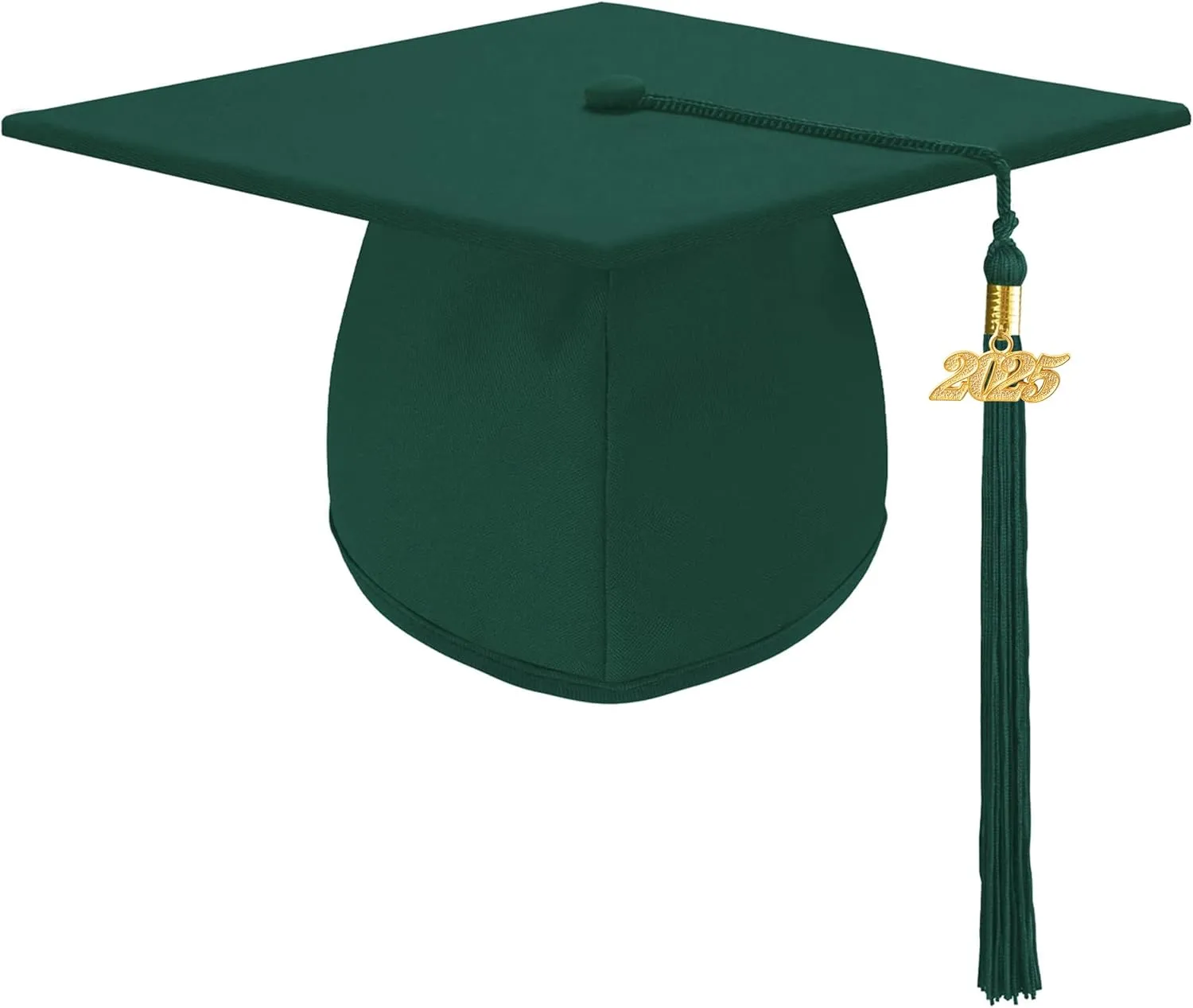 Unisex Adult Matte Graduation Cap Graduation Hat with Tassel Adjustable for High School and College