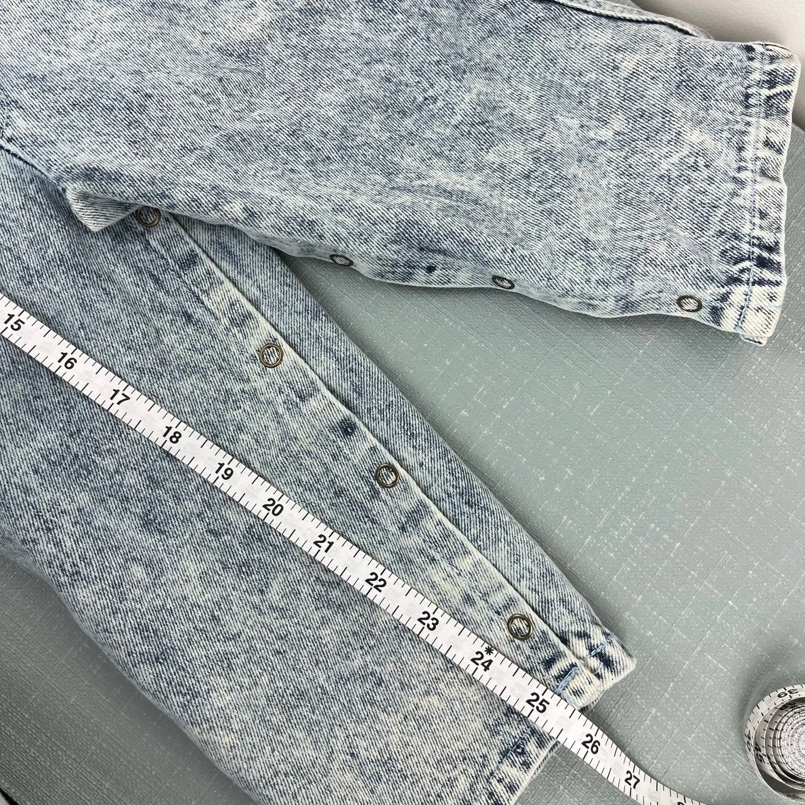 Vintage French Toast Acid Wash Suspender Jeans 18 Months