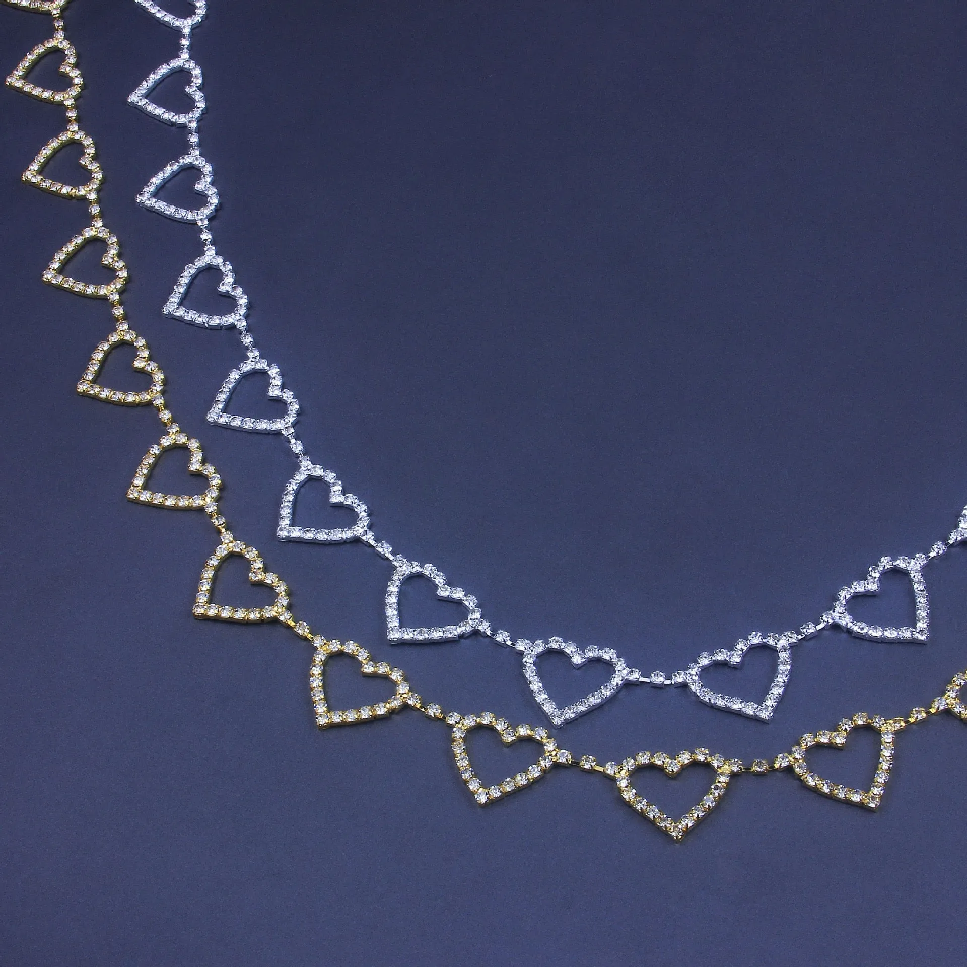 Zircon Heart Waist Chain | Zircon Heart Belly Chain | Dainty Belly Chain | Body Waist Chain | Women Belly Body Chain | Crystal Belly Chain